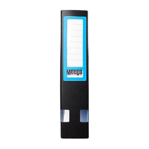 Meeco Lever Arch File 75mm PP Foam Black / Blue - LAF75-EXEC-B2