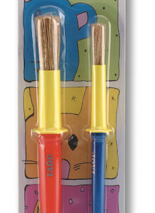 JOVI Paint Brush School 2Pk Carded Each - JOV8184
