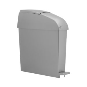 12L SANITARY BIN – PEDAL OPERATED - Sliver - SATI03