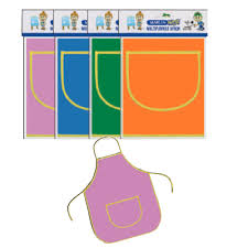 Marlin Kids Plastic Aprons Multi-Purpose Assorted - 010A