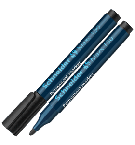 MAXX 130 - BULLET POINT PERMANENT MARKER BLACK  - DASCH113001