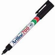 Artline EK-700 Fine Bullet Point Permanent Marker 0.7mm Black - Each - 41-0677-01