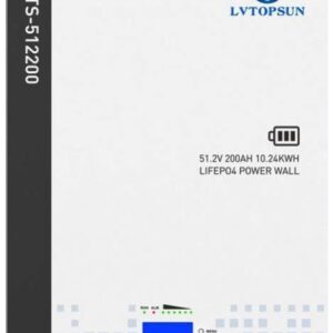 Solarix LVTS 51.2V 200Ah 10.24kWH LiFePo4 Single Battery Module - SOLLVT1024LB200A