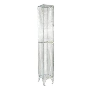 2 COMPARTMENT WIREMESH LOCKER_LOC002M