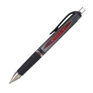 Artline UMN-152S Impact Red 1.0mm Impact Rollerball Pen Retractable Rubber Grip - Each - 41-0058-03