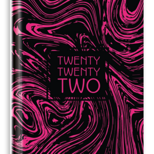 A5 PAGE-A-DAY - PADDED / PRINTED CASELINING - GLOSS LAMINATED & SPOT FOIL - MAGENTA - 433390