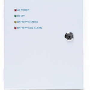 3.2 Amp 12VDC Access control PSU. Supports up to 7Ah 12V Battery. Metal enclosure with cam lock - " ZTP1203B  "