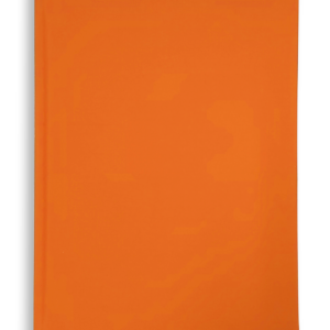 A5 SOFT TOUCH JOURNAL - RIBBON / ROUNDED CORNERS / H&T BANDS - ORANGE - 432930