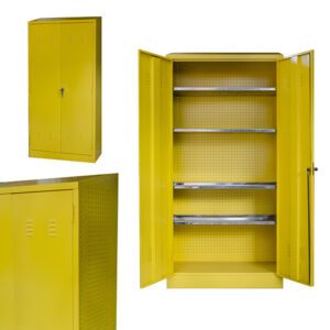 1800 HAZARDOUS CABINET WITH 4 STAINLESS STEEL DRIP TRAYS_HAZ001
