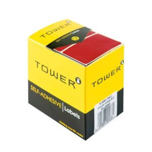 Tower Colour Labels Red 32x50 - C3250R