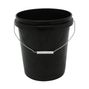 6L HEAVY DUTY PLASTIC BUCKET (BLACK) - JABU-1069