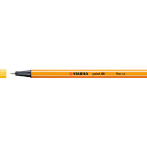 STABILO Point 88 Fineliner:  Lemon Yellow Each - 88-24