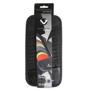 Volkano Iron Series Sun Visor CD Holder 12 Discs- VK-70003BK
