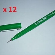 Artline EK 200 Green Writing Pen 0.4mm - Box of 12 - 41-0092-04