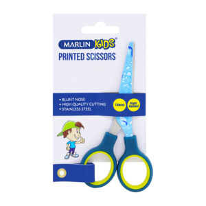Marlin Kids Scissors 130mm Printed Design - 011B