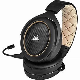 Corsair HS70 PRO WIRELESS Gaming Headset — Cream; PS4 Ready - CA-9011210-AP