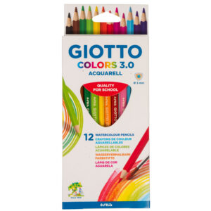 Giotto Colors 3.0 Aquarell Colouring Pencils 12's - 277100