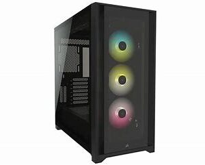 Corsair iCUE 5000X RGB Tempered Glass Mid-Tower; Black - CC-9011212-WW