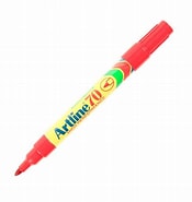 Artline EK 70 Permanent Marker Bullet Point Red – Each – 41-0591-03